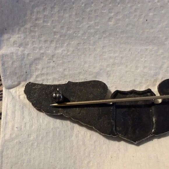 WWII Era Glider “G” Military Flight Pilot Wings Pin - Picture 4 of 5